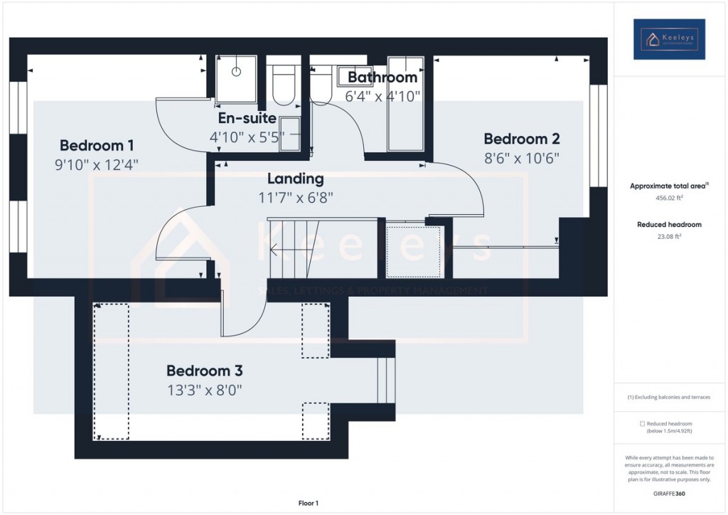 Floorplans For Bedford Close, Ely