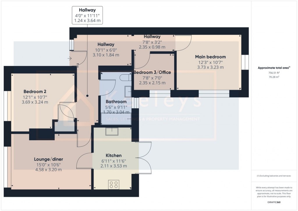 Floorplans For Westway Place, Witcham, Ely