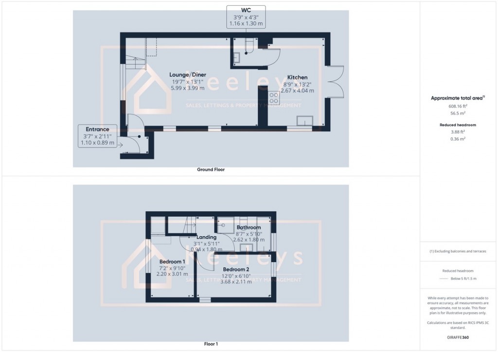 Floorplans For Aspen Close, Ely